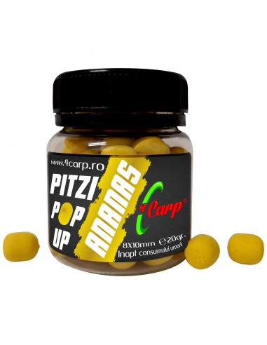 Pop-up 4Carp Pitzi, Pineapple & N-Butyric, 8x10mm, 20gr