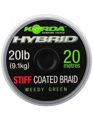 Fir Textil Korda Hibrid Stiff Weed Green, Verde, 20lbs, 20m