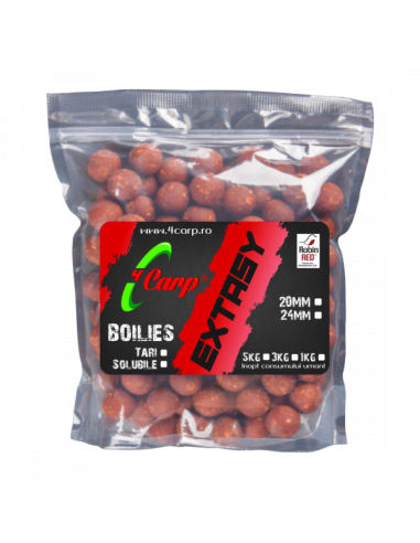 Boilies 4Carp, Extasy, Solubil, 1Kg