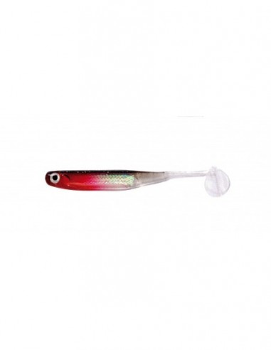 Shad Nomura Real Plus Red Head Black, 7.5cm, 2.5g, 5buc