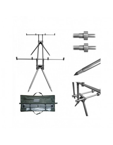 Rod Pod Hakuyo din Aluminiu RP 145, 4 posturi