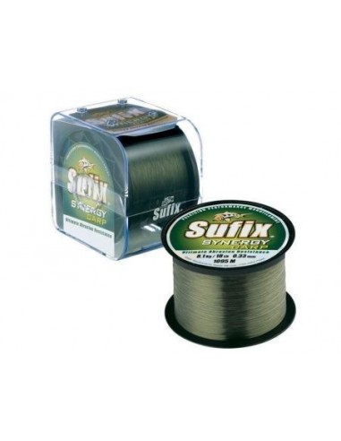 Fir Monofilament Sufix Synergy Carp Trans Green, 0.24mm/5.4kg, 1000m