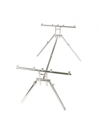 Rod Pod Carp Spirit The Rock Aluminiu, 4 posturi