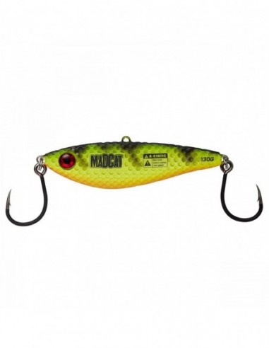 Vobler Somn Vertical Jig Madcat Vibratix Firetiger UV, 12cm, 110g