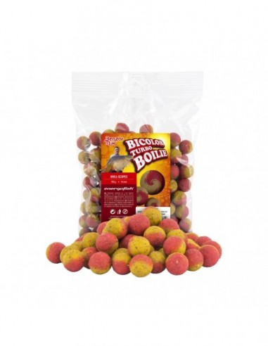 Boilies Benzar Mix Turbo Bicolor, Krill Scopex, 20mm, 250gr