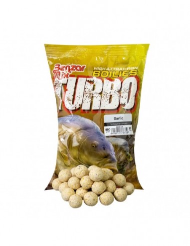 Boilies Benzar Mix Turbo Boilies, Usturoi, 25mm, 800g