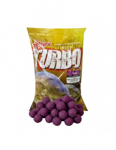 Boilies Benzar Mix Turbo Boilies, Squid, 25mm, 800g