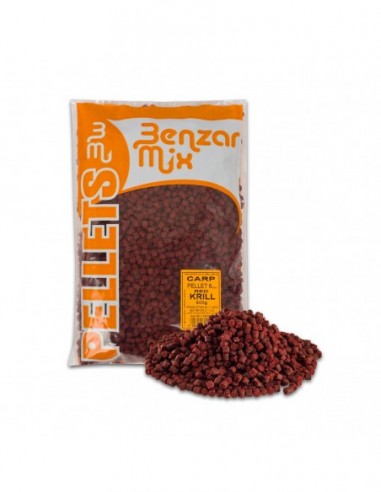 Pelete Benzar Mix, Krill, 6mm, 800g