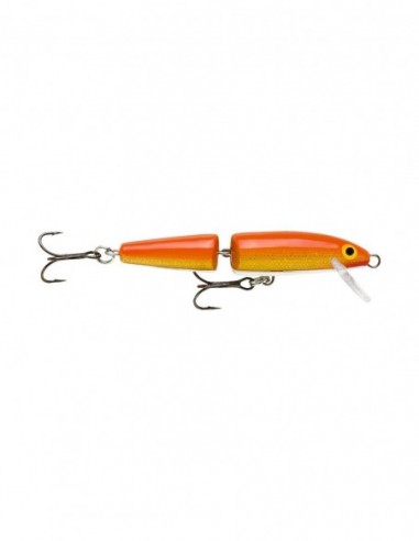 Vobler Rapala Jointed J13 Floating, Gold Fluorescent Red, 13cm, 18g