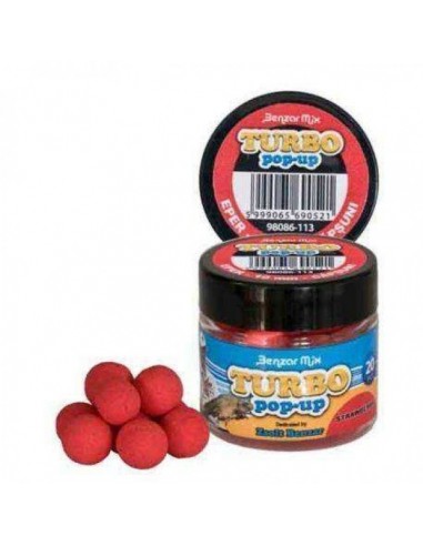 Pop Up Benzar Mix Turbo, Capsuni Red, 8mm, 30ml