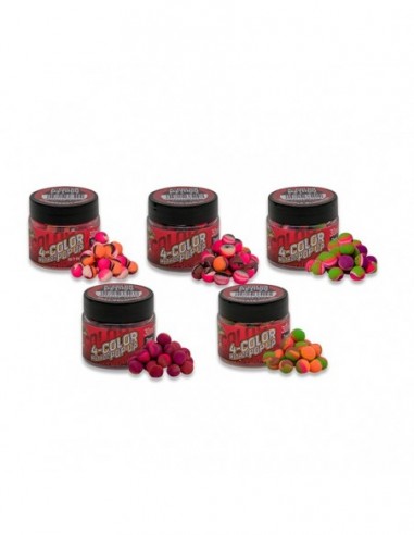 Pop Up Benzar Mix 4Colors, Usturoi-squid, 7mm, 30ml