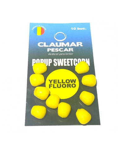 Porumb Flotant Claumar, Galben Fluoro, 10buc/plic