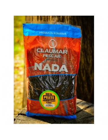 Pelete Claumar Premium Select, 4.5mm, 800gr