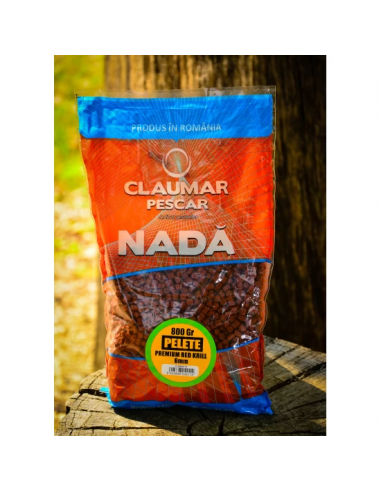 Pelete Claumar Red Krill, 6mm, 800gr