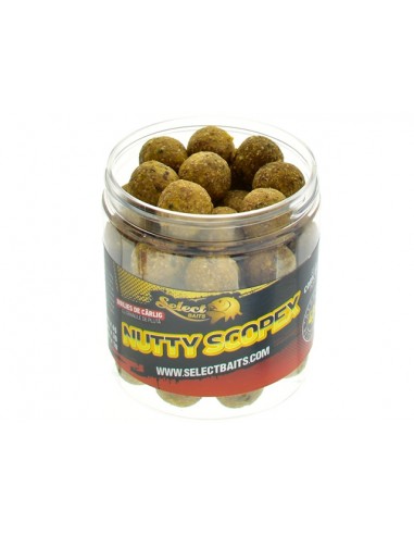 Boilies de carlig critic echilibrat Select Baits, Nutty Scopex