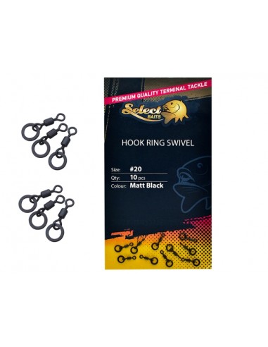 Vartejuri Select Baits Hook Ring Swivel, Marimea 20, 10buc/plic