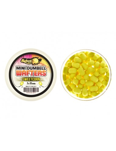 Wafters Select Baits Mini Dumbells, Sweetcorn, 7x11mm, 45g