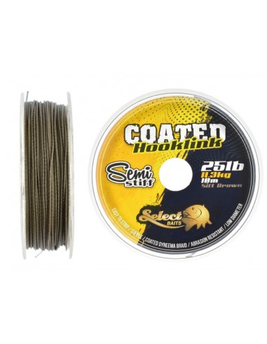 Fir Textil Select Baits Coated Hooklink Semi-Stiff, 25lb, 10m