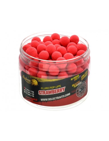 Pop-up micro Select Baits, Strawberry, 8mm, 150buc