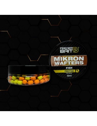 Pop-Up Feeder Bait Mikron Wafters, Fish, 4mm, 50ml