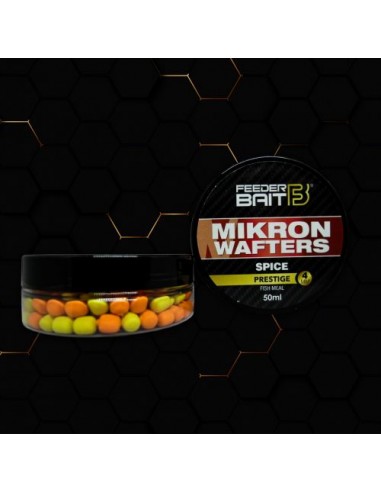 Pop-Up Feeder Bait Mikron Wafters, Spice, 4mm, 50ml