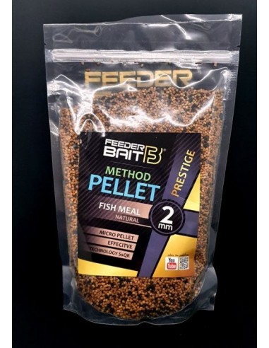 Peleti Feeder Bait, Prestige Natural, 2mm, 800g