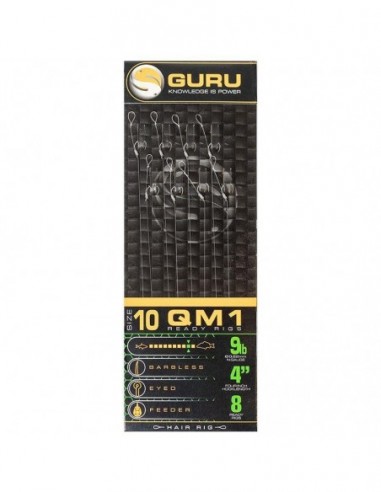 Monturi Guru Speedstop Method Hair Rigs, 0.22mm, Nr.12, 8buc/plic