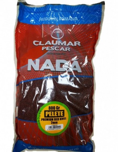 Pelete Claumar, Red Krill, 2mm, 800gr