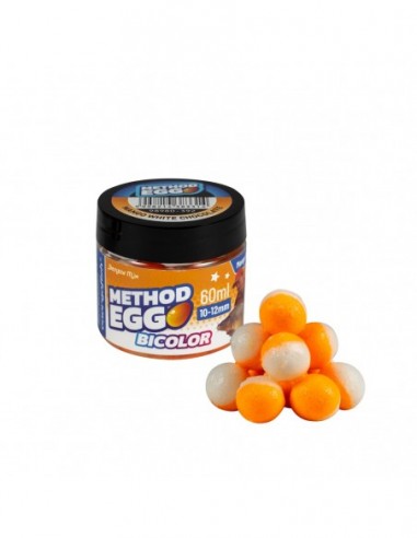 Pop Up Benzar Method Egg Bicolor, Mango Ciocolata, 10-12mm, 60ml