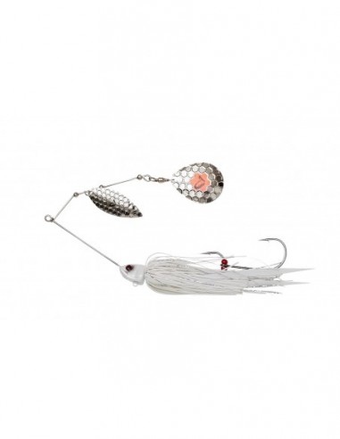 Spinnerbait Savage Gear Da Bush Sinking, Culoare White Silver, 14cm, 21gr