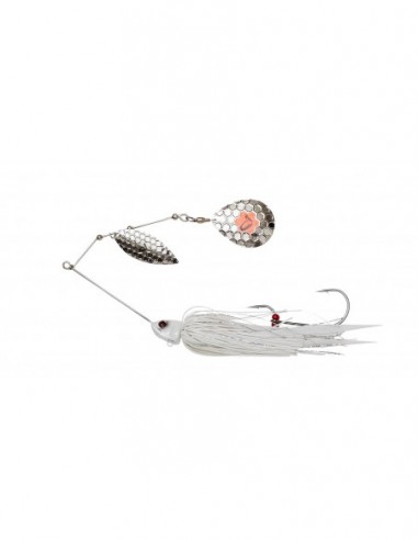 Spinnerbait Savage Gear Da Bush Sinking, White Silver, 16cm, 32gr