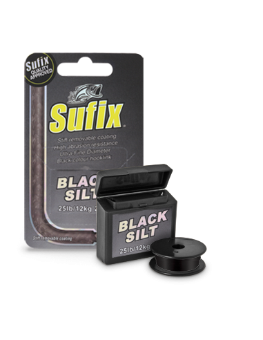 Fir Textil Sufix Black Silt, 10lb, 20m