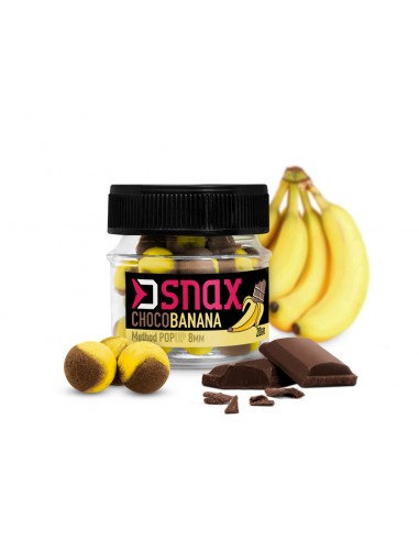 Pop-Up Delphin D Snax Pop, Ciocolata-Banana, 20gr