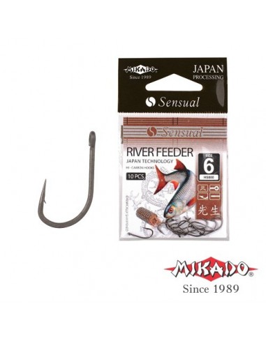 Carlige Mikado Sensual River Feeder DB, 10buc/plic