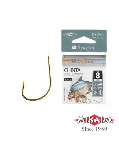 Carlige Mikado Sensual Chinta Gold, 10buc/plic