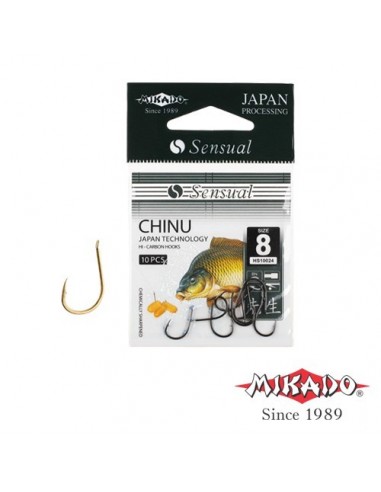 Carlige Mikado Sensual Chinu Gold, 10buc/plic