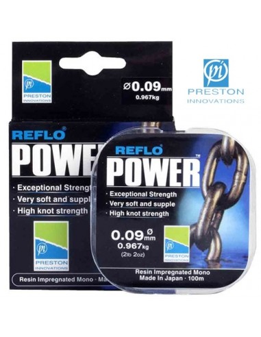 Fir Monofilament Preston Reflo Power, 0.15mm, 100m