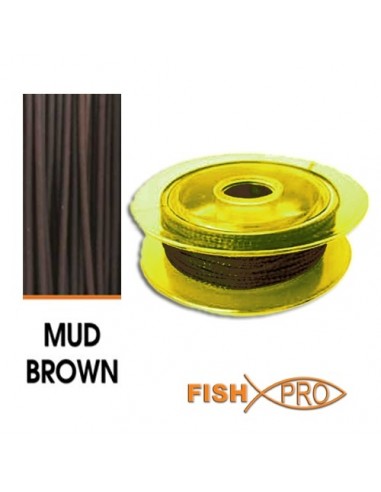 Fir Textil Fish Pro Champion Removable Skin Mud Brown, 25lbs, 5m