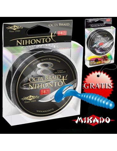 Fir Textil Mikado Nihonto Fine Braid, Black, 150m