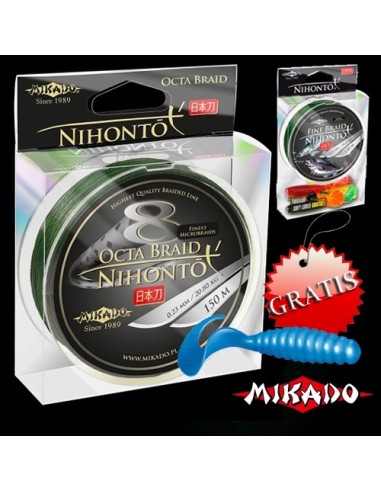 Fir Textil Mikado Nihonto Fine Braid, Green, 150m