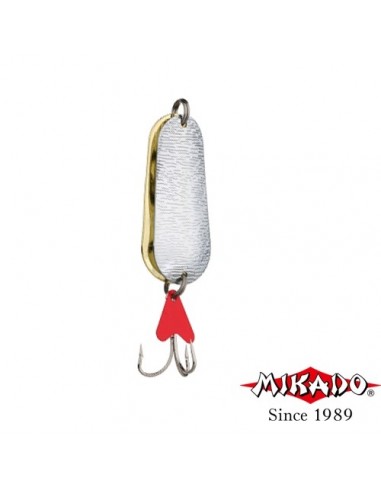 Lingurita Oscilanta Mikado Dubla Trython, No.5, Silver-gold, 24gr, 6.5cm