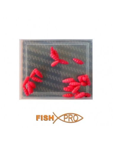 Viermi Artificiali Fish Pro, Pinki, 0.5cm, Soft Rosii, 30Buc