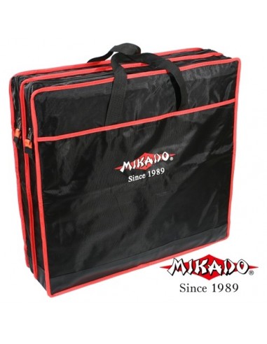 Husa Juvelnice Mikado, 2 Compartimente, Black/Red, 63x17cm