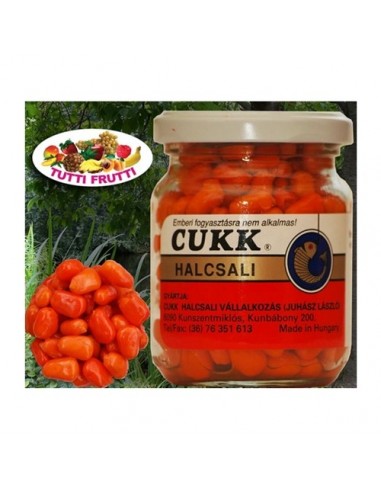 Porumb Cukk Fara Zeama, Tutti-frutti, Culoare Portocaliu, 125gr