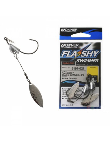 Jig Owner 5164 Flashy Swimmer Blade, No.1/0-1/8