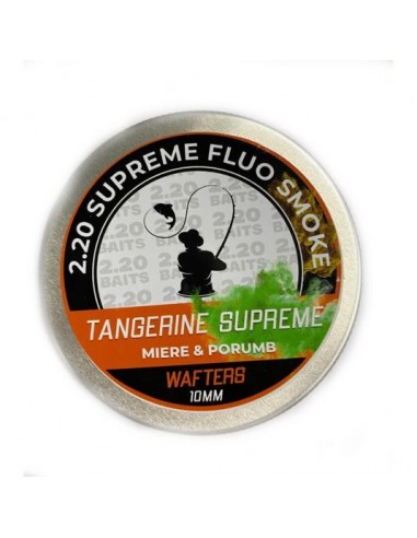 Wafters 2.20 Baits Supreme Fluo Smoke Tangerine, Miere & Porumb, 10mm, 50gr