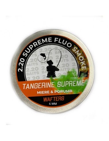 Wafters 2.20 Baits Supreme Fluo Smoke Tangerine, Miere & Porumb, 6mm, 50gr