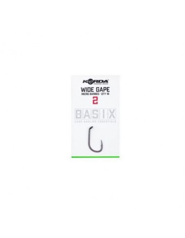 Carlige Korda Basix Wide Gape, 10buc/plic