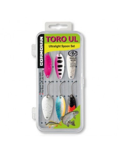 Set linguri oscilante Cormoran Toro UL Trout Spoon, Set 5