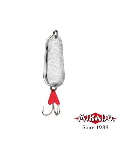 Lingurita Oscilanta Dubla Mikado Trython, Silver-Silver, No.4, 5cm, 25g